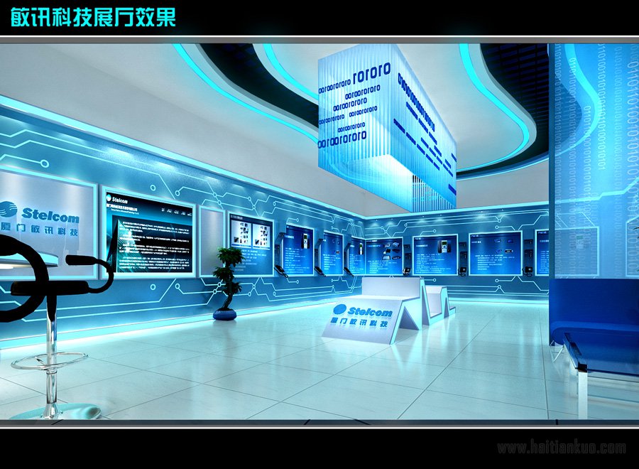 敏讯科技展厅效果图