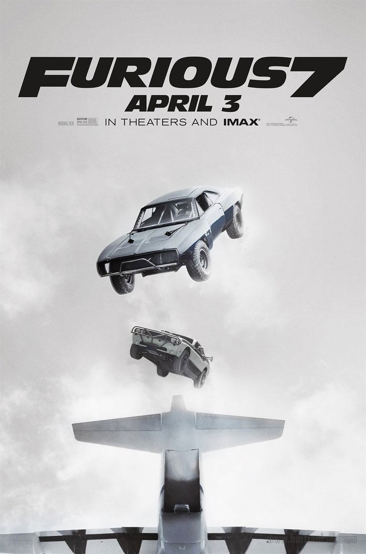 《速度与激情7》电影海报设计欣赏